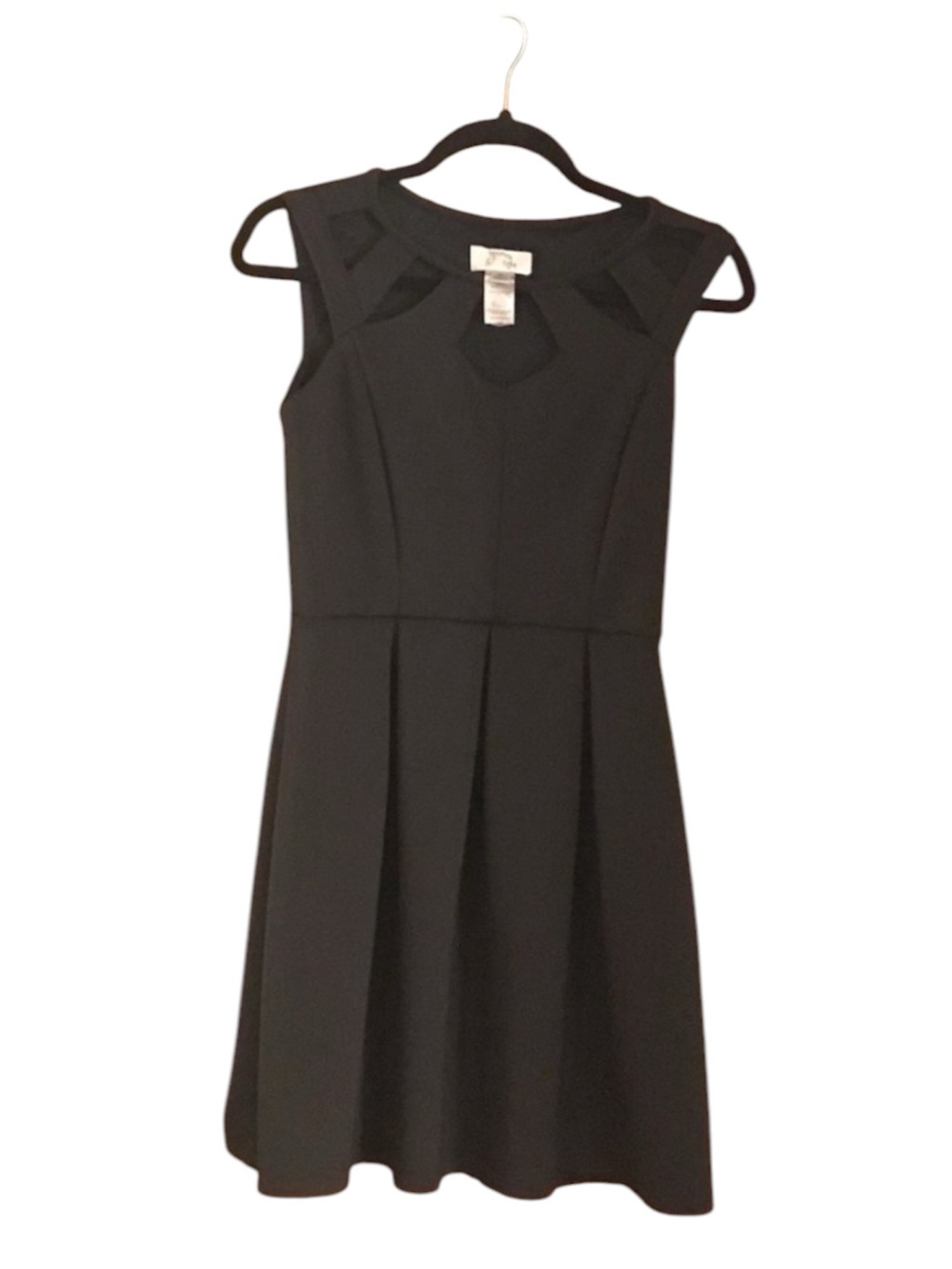 Vintage Sweet Storm Sleeveless Black Dress